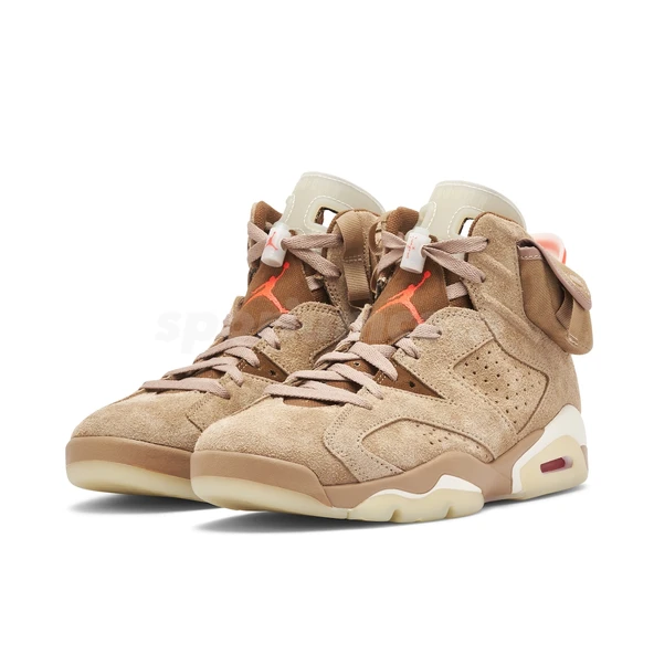 Nike Air Jordan Retro 6 Travis Scott British Khaki - 3