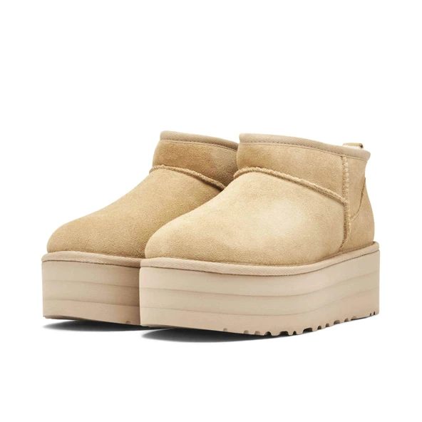 UGG Classic Ultra Mini Platform Brown Driftwood Womens - 4