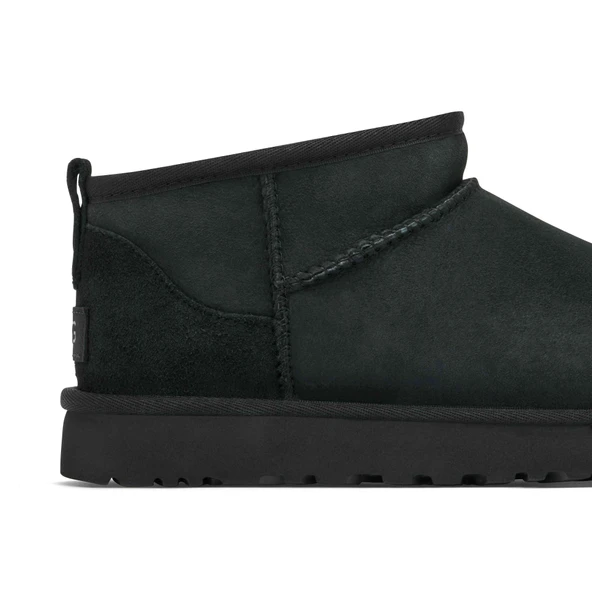 UGG Classic Ultra Mini Boot Black Womens - 5