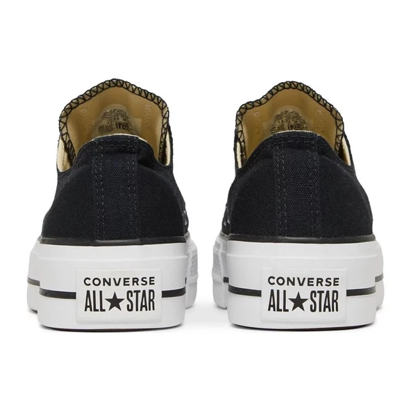 Converse Chuck Taylor All Star Lift Ox Black White - Resim 3