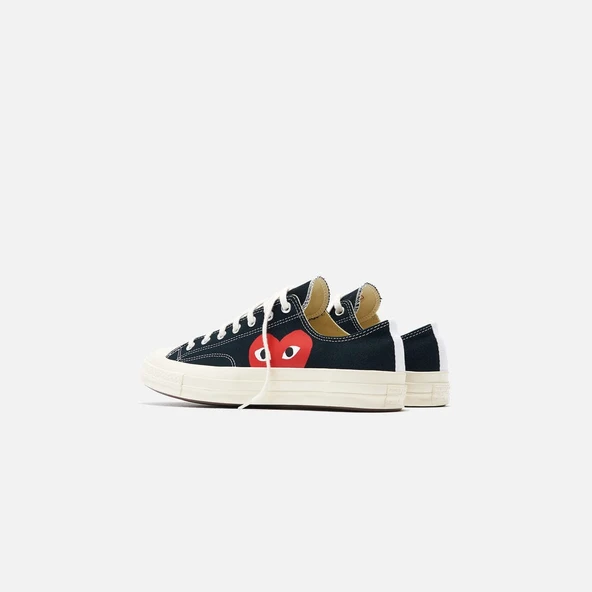 Converse Chuck Taylor All-Star 70 Ox Comme des Garcons PLAY Black - Resim 3