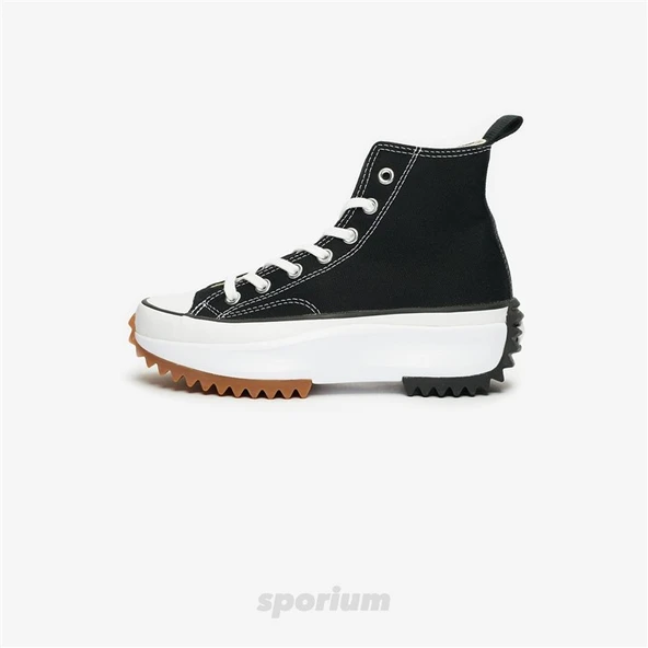 Converse Run Star Hike Hi Black White Gum - Resim 3