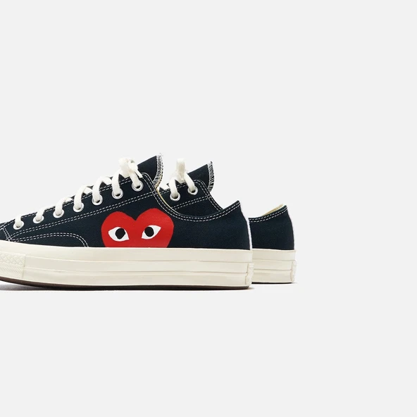 Converse Chuck Taylor All-Star 70 Ox Comme des Garcons PLAY Black - Resim 2