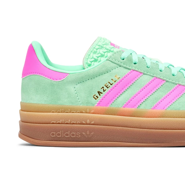 Adidas Gazelle Bold Green Womens - Resim 4