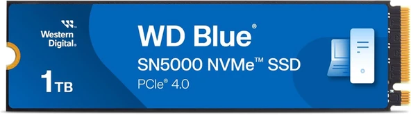 Wd 1TB Blue SN5000 WDS100T4B0E NVMe SSD M.2 2280 1 TB 5.000-4.000 MB-sn Ssd Disk - 1