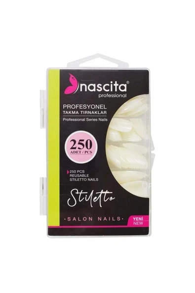250'li Kutulu Stiletto Takma Tırnak ürün görseli