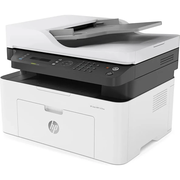 Hp Laser Mfp 137FNW Wi-Fi Faks + Fotokopi + Tarayıcı + Lazer Yazıcı + Tam Dolu Muadil Tonerli.