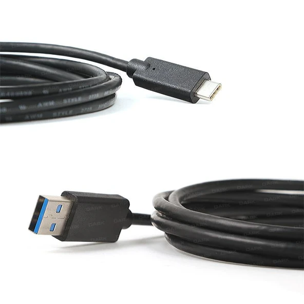 DARK DK-CB-U31L150 USB 3.1 TYPE-C TO USB 3.0 TYPE A KABLO - Resim 2