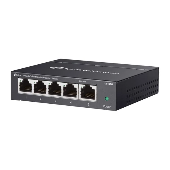 TP-LINK OMADA DS105G 5 PORT GIGABIT YÖNETİLEMEZ METAL KASA SWITCH - 2