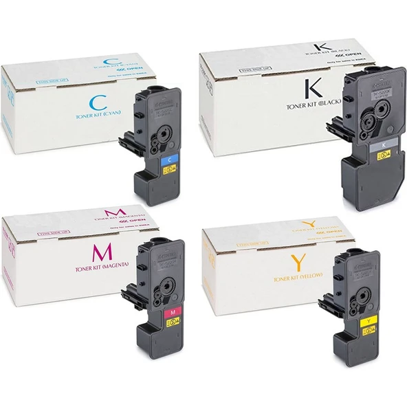 Oldem Plus Kyocera TK-5230/ Kyocera Ecosys M5521CDN Muadil Toneri 4 Renk 1 Set - Resim 2