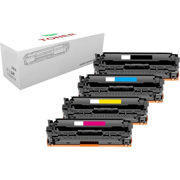 Oldem Plus Hp 415A/ Hp M478FN Color Laserjet Pro Mfp  Muadil Chipsiz Toneri 1 Set 4 Renk - Resim 5