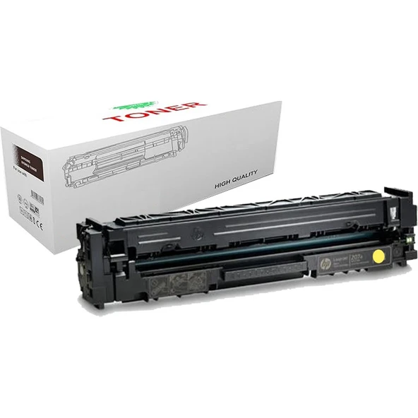Oldem Plus Hp 207A/ Hp W2212A Laserjet Pro M255NW Muadil Toner Chipsiz Sarı Renk - Resim 4