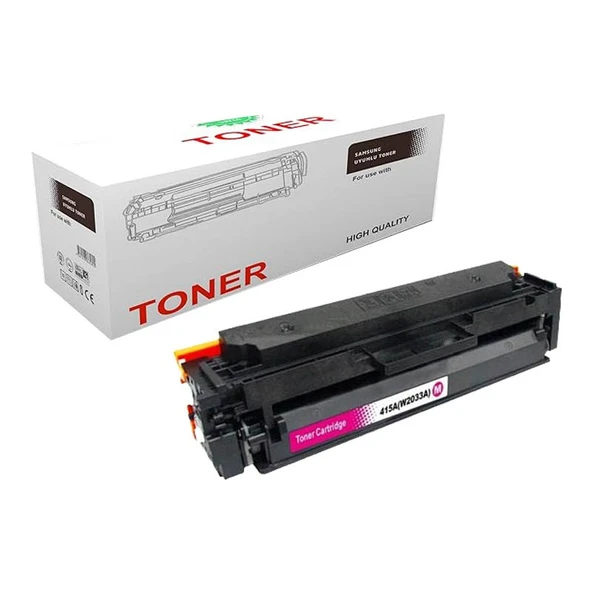 Oldem Plus Hp 415A/ Hp M480F Color Laserjet Enterprise Mfp  Muadil Chipsiz Toneri Kırmızı Renk - Resim 3