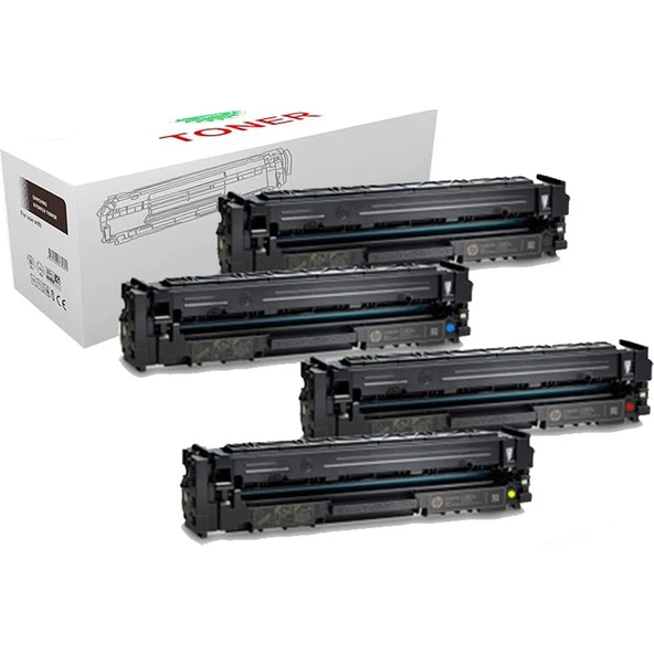 Oldem Plus Hp 207A/ Hp W2210A Laserjet Pro M255DW Muadil Toner Chipsiz 1 Set 4 Renk - Resim 2