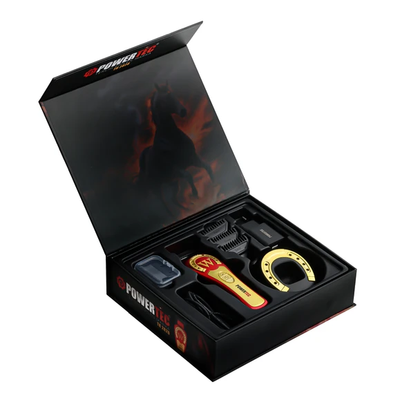 TR-2828 Tam Profesyonel 9.000rpm 8 Kademeli Sakal Ense Kesim-Çizim Makinesi +Yedek DLC Bıçak Seti - Resim 8