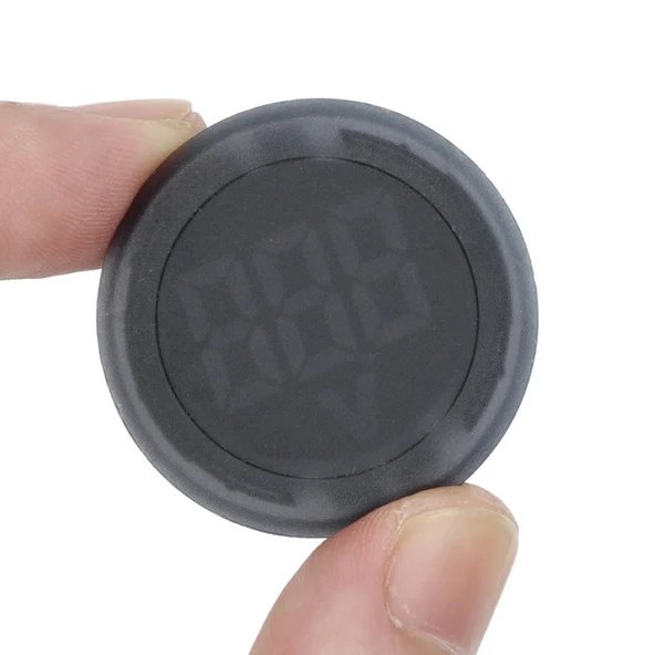 4-100V Dc Voltmetre Yuvarlak  Panel Tip Montajlanabilir Dijital Kırmızı Renk Led Gösterge Ekran Elektrik Voltaj İzleme Ölçer - Resim 2