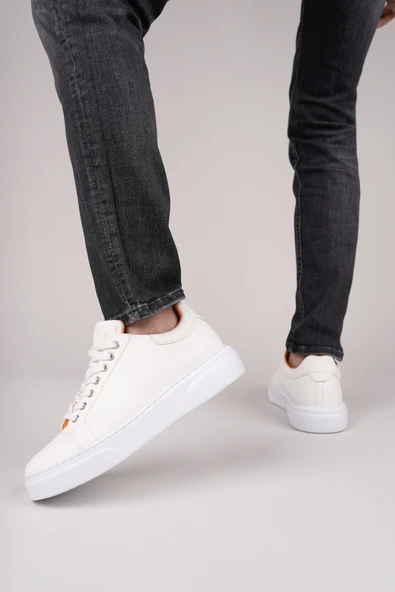 Muggo PİNTO Kalın Taban Bağcıklı Erkek Günlük Sneaker Spor Ayakkabı - 6