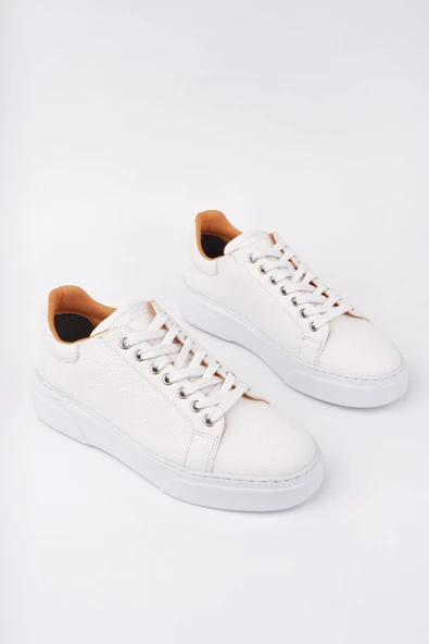 Muggo PİNTO Kalın Taban Bağcıklı Erkek Günlük Sneaker Spor Ayakkabı - 8