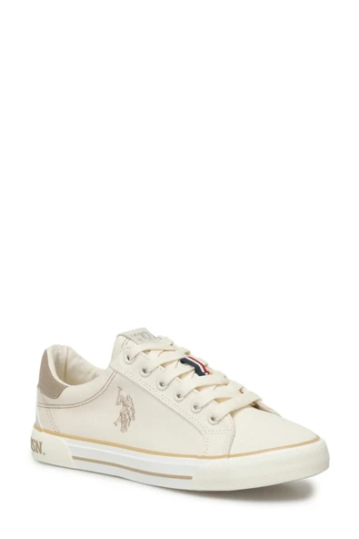 U.S. Polo Assn. RACHEL 5FX Bej Kadın Sneaker Ayakkabı - 2