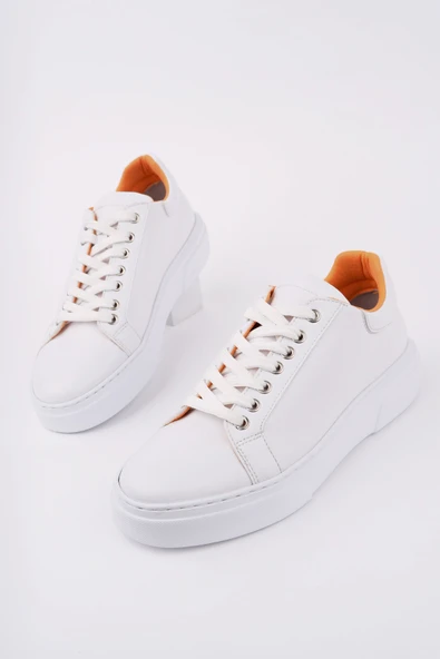 Muggo ZEYN Kalın Taban Bağcıklı Erkek Günlük Sneaker Spor Ayakkabı - 11