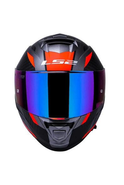 LS2 Storm 2 Racer Full Face Motosiklet Kaskı Gökkuşağı Vizörlü - 2