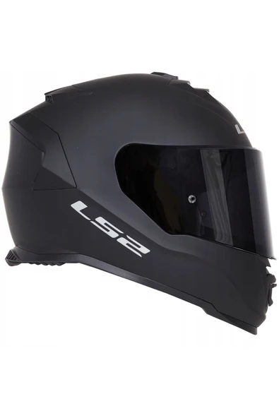 LS2 Storm 2 Mat Siyah Kapalı Motosiklet Kaskı Siyah Camlı - 3