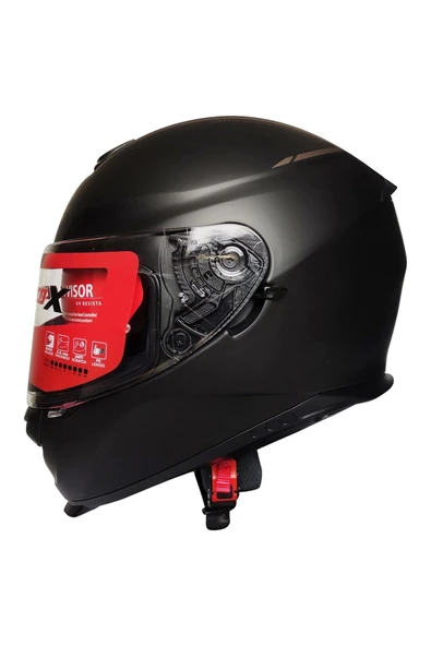 Scoyco X507 Güneş Vizörlü Kapalı Kask Mat Siyah