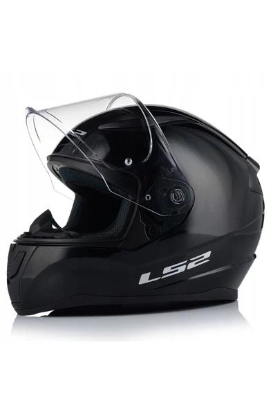 LS2 Rapıd 2 Parlak Siyah Fullface Motosiklet Kaskı - 2