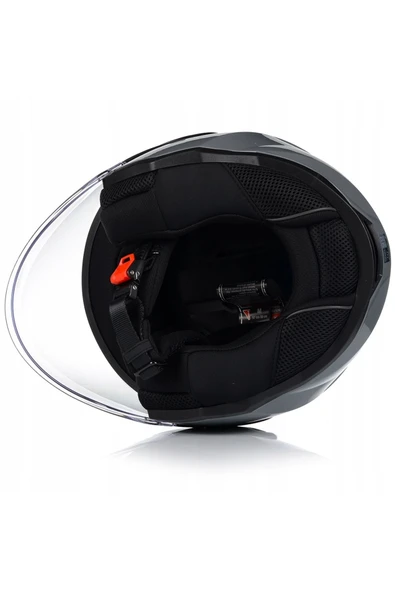 LS2 Aırflow 2 Nardo Gri Açık Motosiklet Kaskı - 7