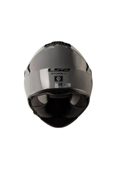 LS2 Storm 2 Nardo Gri  Full Face Motosiklet Kaskı Gold Camlı - 5