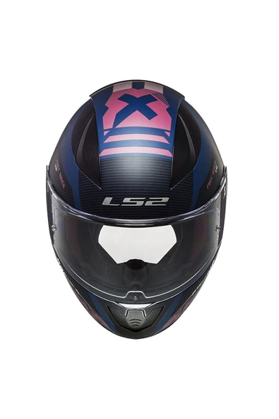 LS2 Rapıd 2 Xtreet   Full Face Motosiklet Kaskı Mat Mavi-mor - 2