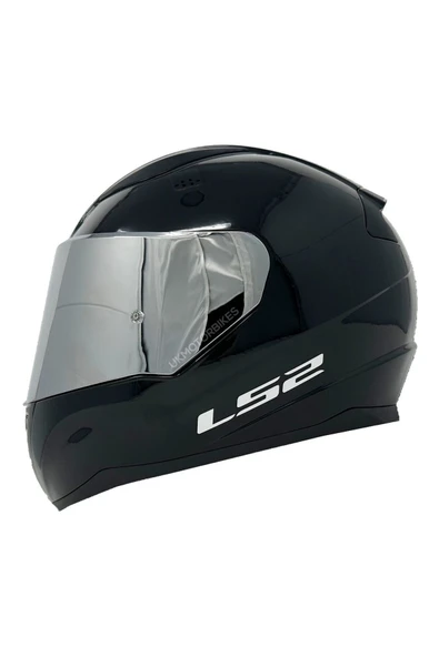 LS2 Rapıd 2 Parlak Siyah Fullface Motosiklet Kaskı Gri Camlı - 2