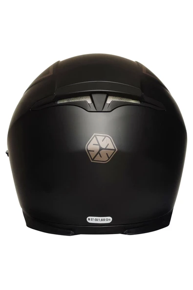 Scoyco X507 Güneş Vizörlü Kapalı Kask Mat Siyah - 5