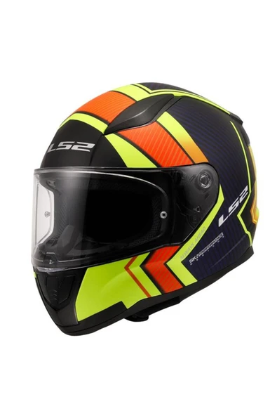 LS2 Parıd 2 Extra Mat Neon Sarı - Navy Mavi - L