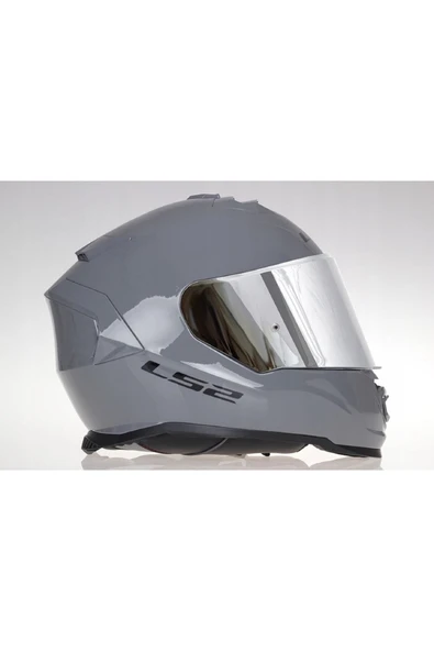 LS2 Storm 2 Nardo Gri Kapalı Motosiklet Kaskı Gri Camlı - 2