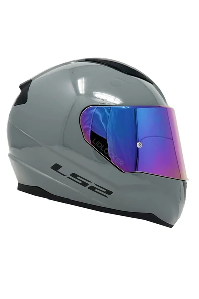 LS2 Rapid 2 Nardo Gri Fullface Motosiklet Kaskı Gökkuşağı Camlı - 2
