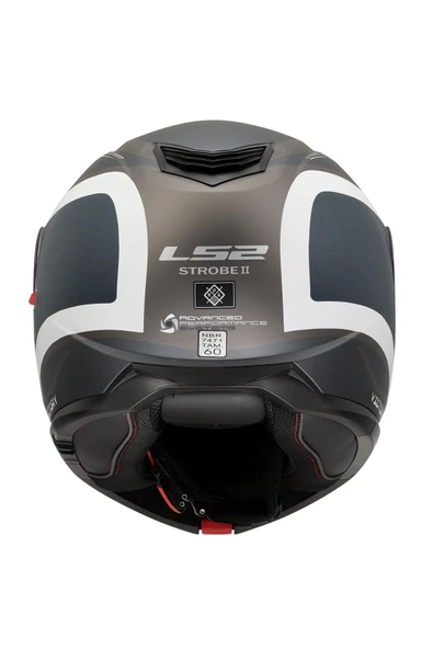 LS2 Strobe 2 Vıctory Mat Gri-mavi-kum Kask - 3