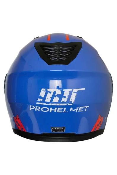 MTS M966 GÜNEŞ VİZÖRLÜ ÇENE AÇILIR MOTOSİKLET KASKI MAVİ - 5