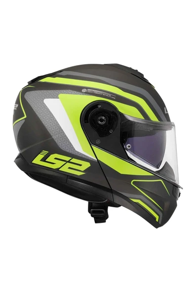 LS2 Strobe 2 Phantom Çene Açılır Kask - 5