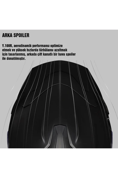 Nexx Y.100r Urbangram Mat Siyah Kask - 5