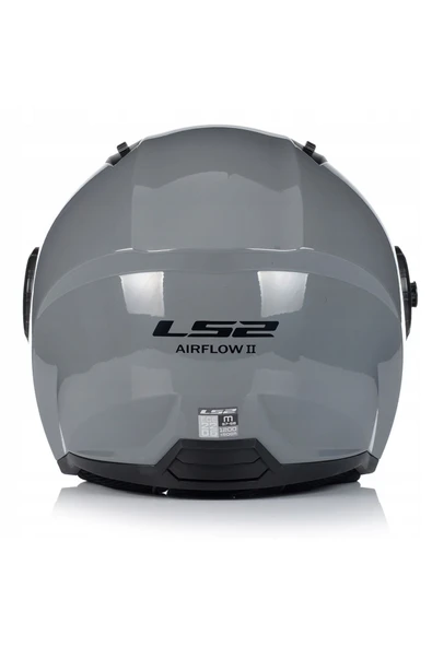 LS2 Aırflow 2 Nardo Gri Açık Motosiklet Kaskı - 4