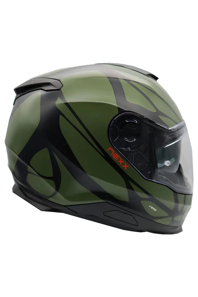 Nexx Y.100 B-sıde Mat Siyah-yeşil Kask - 3