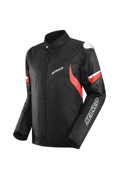 Scoyco JK176 WATERPROOF 4 MEVSİM MOTOSİKLET MONTU SİYAHKIRMIZI - 3