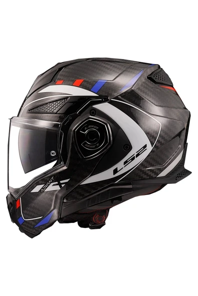 LS2 Advant X Karbon Future -mavi-kırmızı Kask - 2