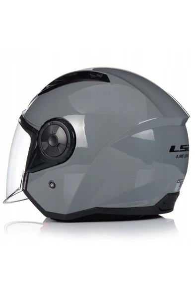 LS2 Aırflow 2 Nardo Gri Açık Motosiklet Kaskı - 2