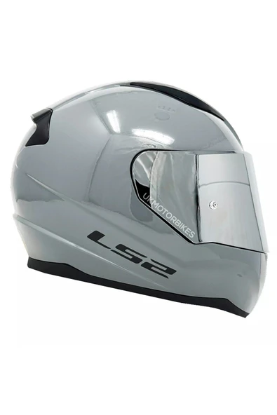 LS2 Rapıd 2 Nardo Gri Fullface Motosiklet Kaskı Gri Camlı - 3