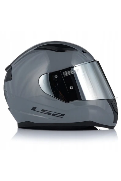 LS2 RAPID II NARDO GRİ MOTOSİKLET KASKI GRİ CAMLI - 3