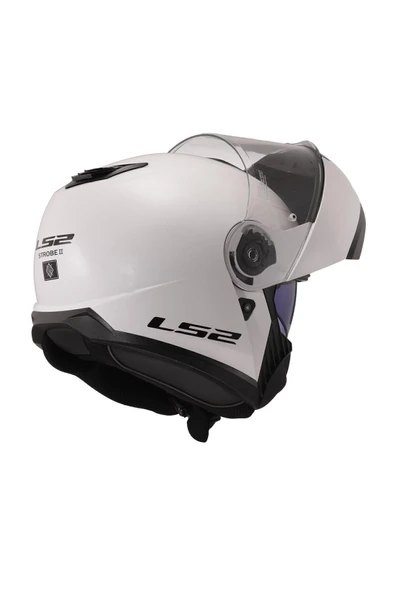 LS2 STROBE 2 BEYAZ Motorcu Kaskı - 2