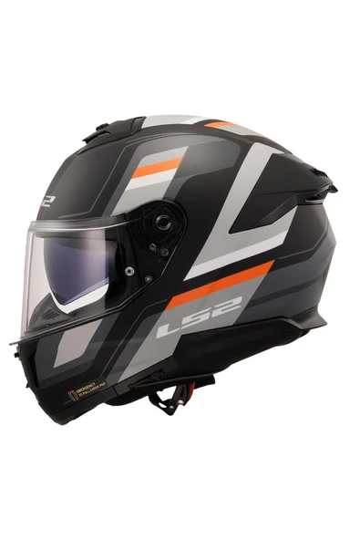 LS2 Stream 2 Vintage Full Face Motosiklet Kaskı - 2