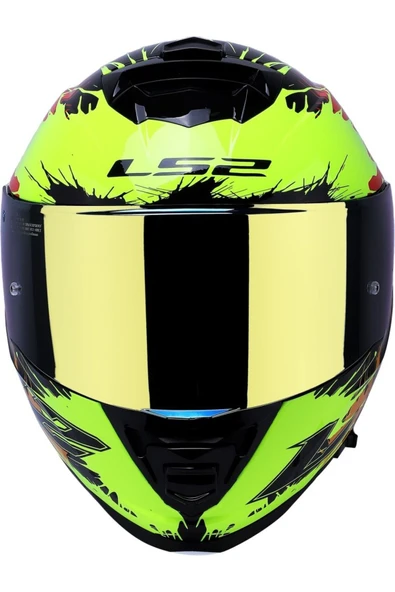 LS2 Storm 2 Drop Full Face  Motosiklet Kaskı Gold Camlı - 3